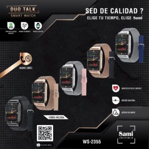 WS-2355 Smart Watch Duo Talk
