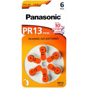 PR 13 Pilas Panasonic Audifono