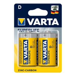 R 20 Pilas Varta zinc carbon