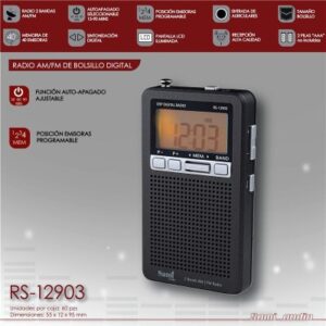 RS-12903/19,80 0RADIO SAMI DIGITAL C/SLEEP